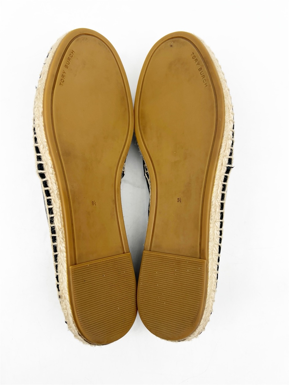 Tory Burch Color Block Flat Espadrille in Black - Picture 8 of 9